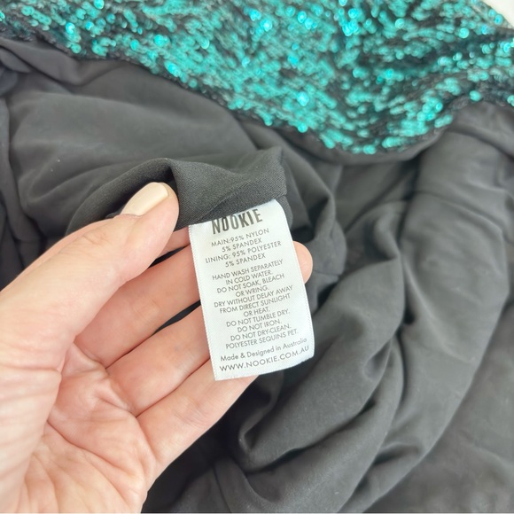 Nookie Sublime Gown in Emerald Size S - Picture 7 of 11